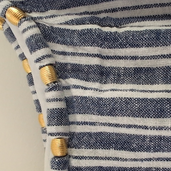 Calypso Linen Blend Striped Maxi Dress - Picture 5 of 9